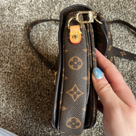 Monogram Brown Crossbody Bag - Picture 4 of 11